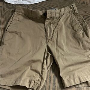 J. Crew Men's Khaki Flat Front Shorts